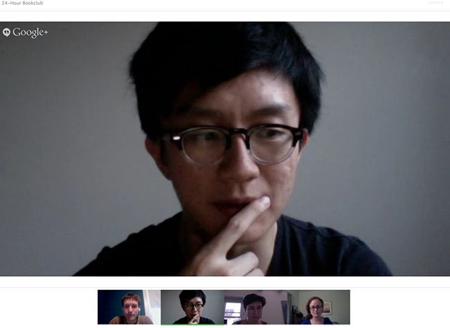 Screen grab of Google Video Chat